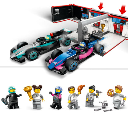 Lego City Formula 1 60444 F1® Garage & Mercedes-AMG & Alpine Cars