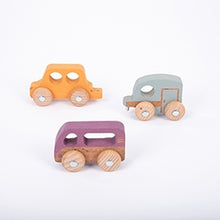 Tickit Rainbow Wooden Adventure Vehicles Set