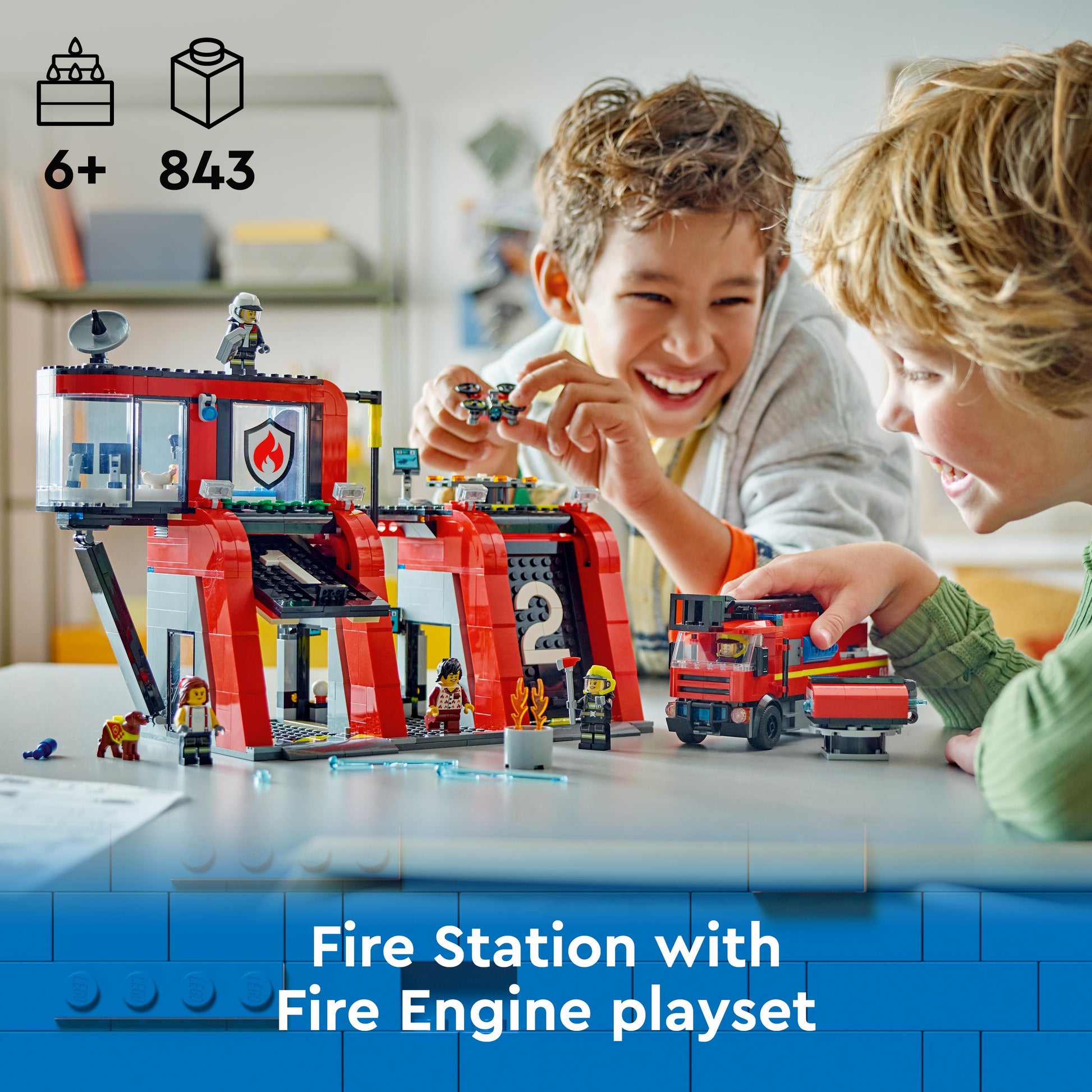 Lego City 60414 Fire Station with Fire Truck