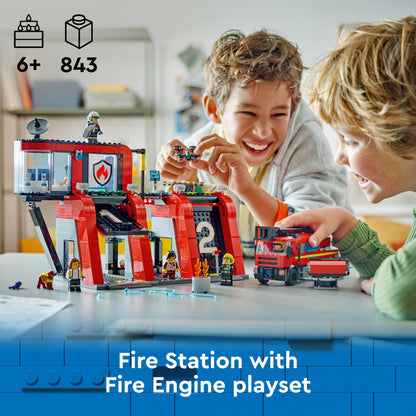 Lego City 60414 Fire Station with Fire Truck
