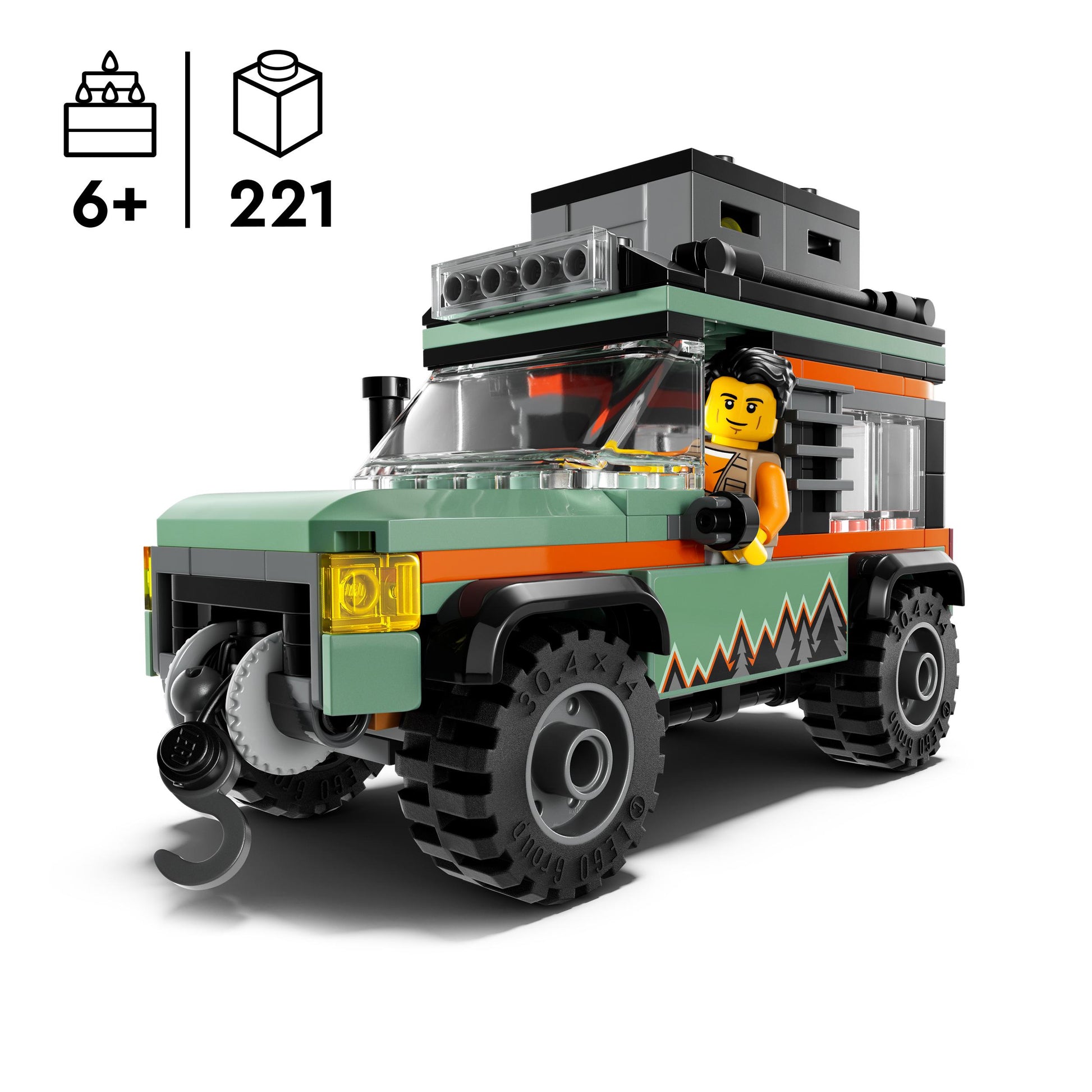 Lego City Great Vehicles 60447 Off-Road 4x4 Mountain Truck