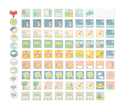 Janod My Magnetic Weekly Planner - French Version