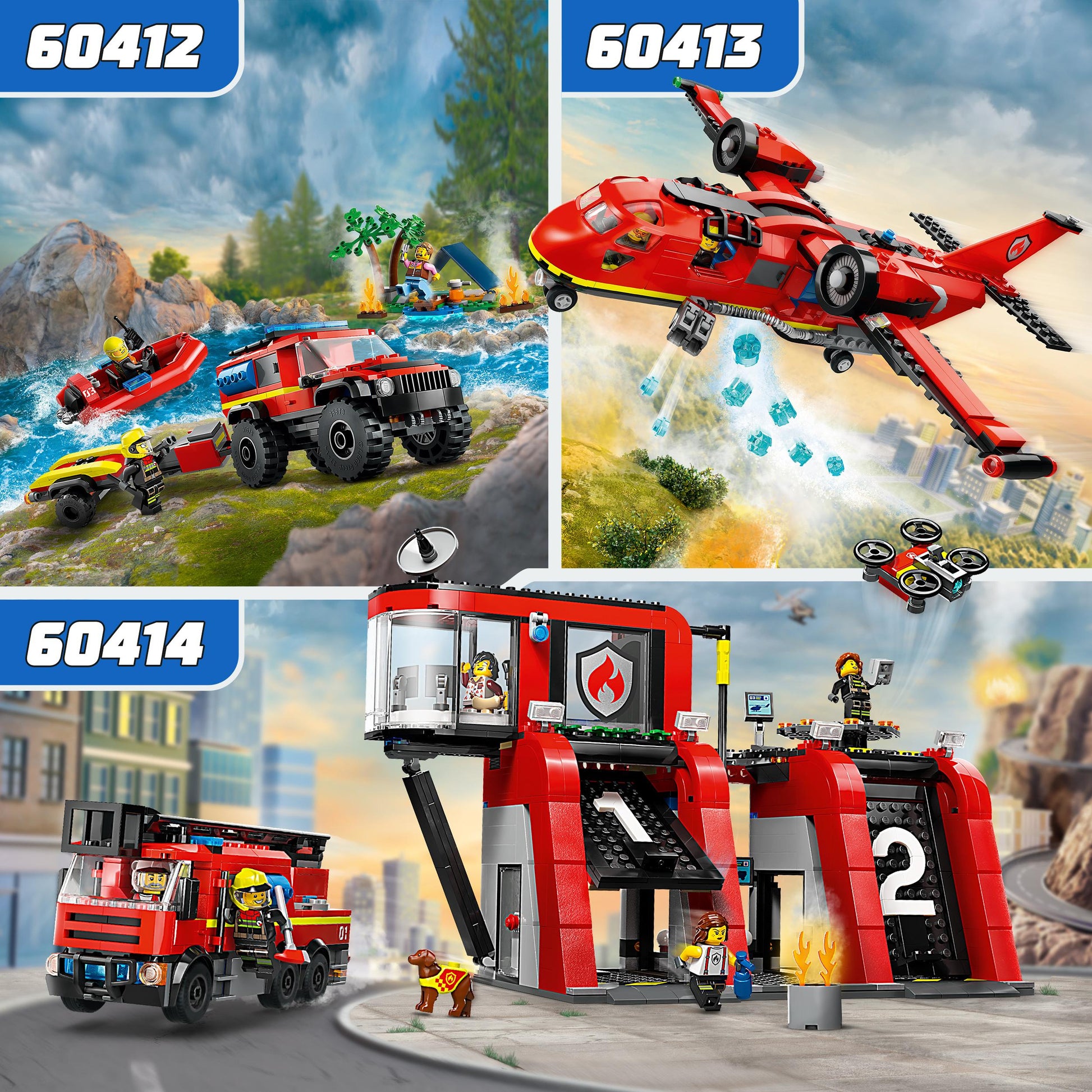 Lego City 60413 Fire Rescue Plane