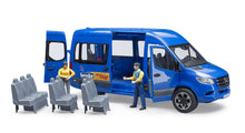 Bruder Mb Sprinter Transfer W/Driver & Passenger