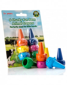 Tractor Ted Chunky Fun Farm Animal Crayons