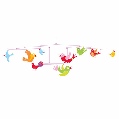 Djeco Colourful Flight of Fancy Mobile