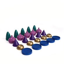 Bauspiel Pillar Tops Multi Coloured 25 pcs