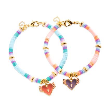 Djeco Heart Heishi Beads & Jewellery