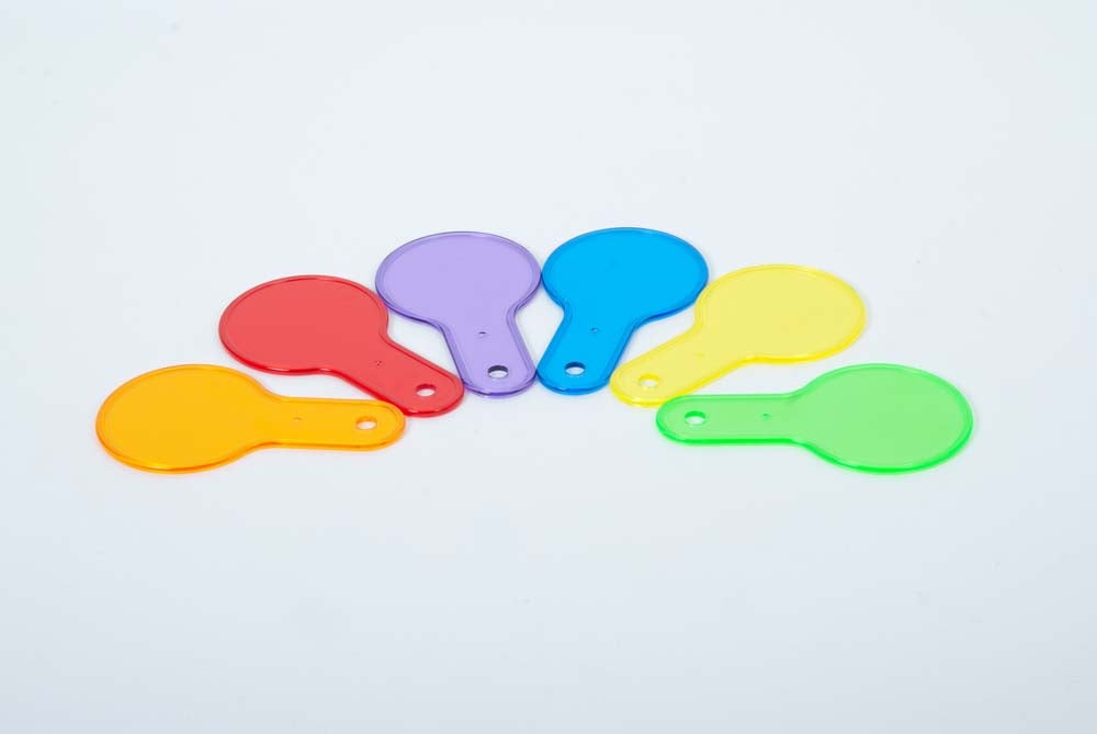 TickiT Translucent Colour Paddle Set