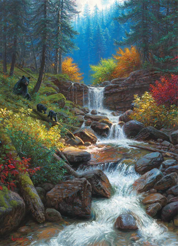 Cobble Hill Puzzles 1000 Pieces Mountain Cascade