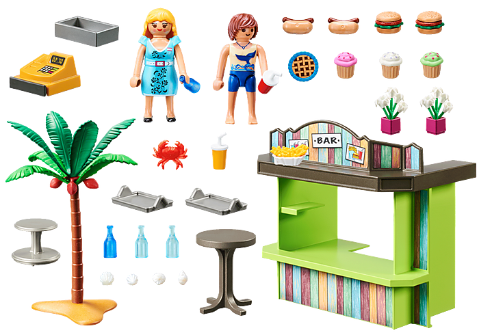 Playmobil 70437 Family Fun Beach Hotel Beach Snack Bar