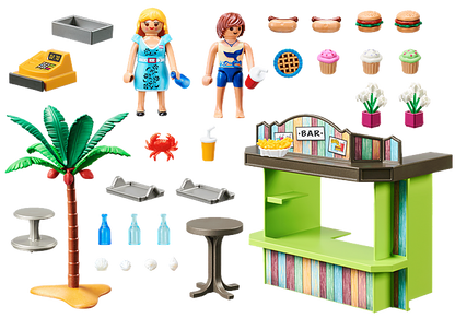 Playmobil 70437 Family Fun Beach Hotel Beach Snack Bar