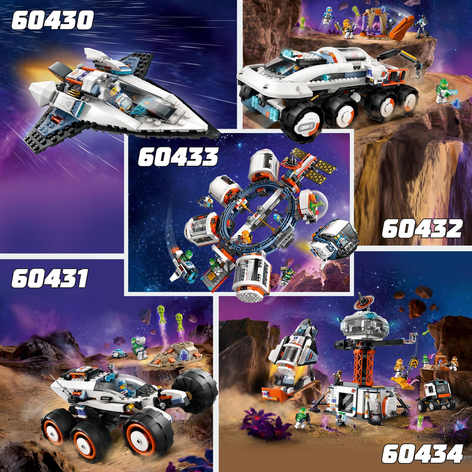 Lego City 60431 Space Explorer Rover and Alien Life