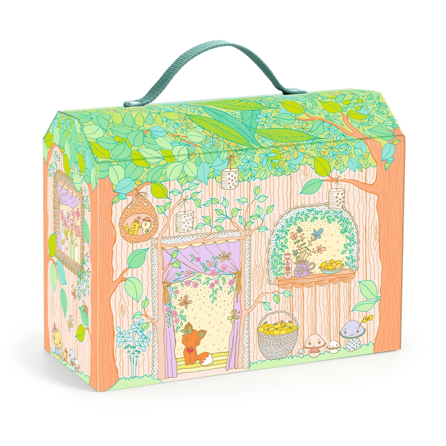 Tinyly By Djeco Sylvia & Fox’s House In The Woods
