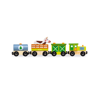 Janod Story Farm Train