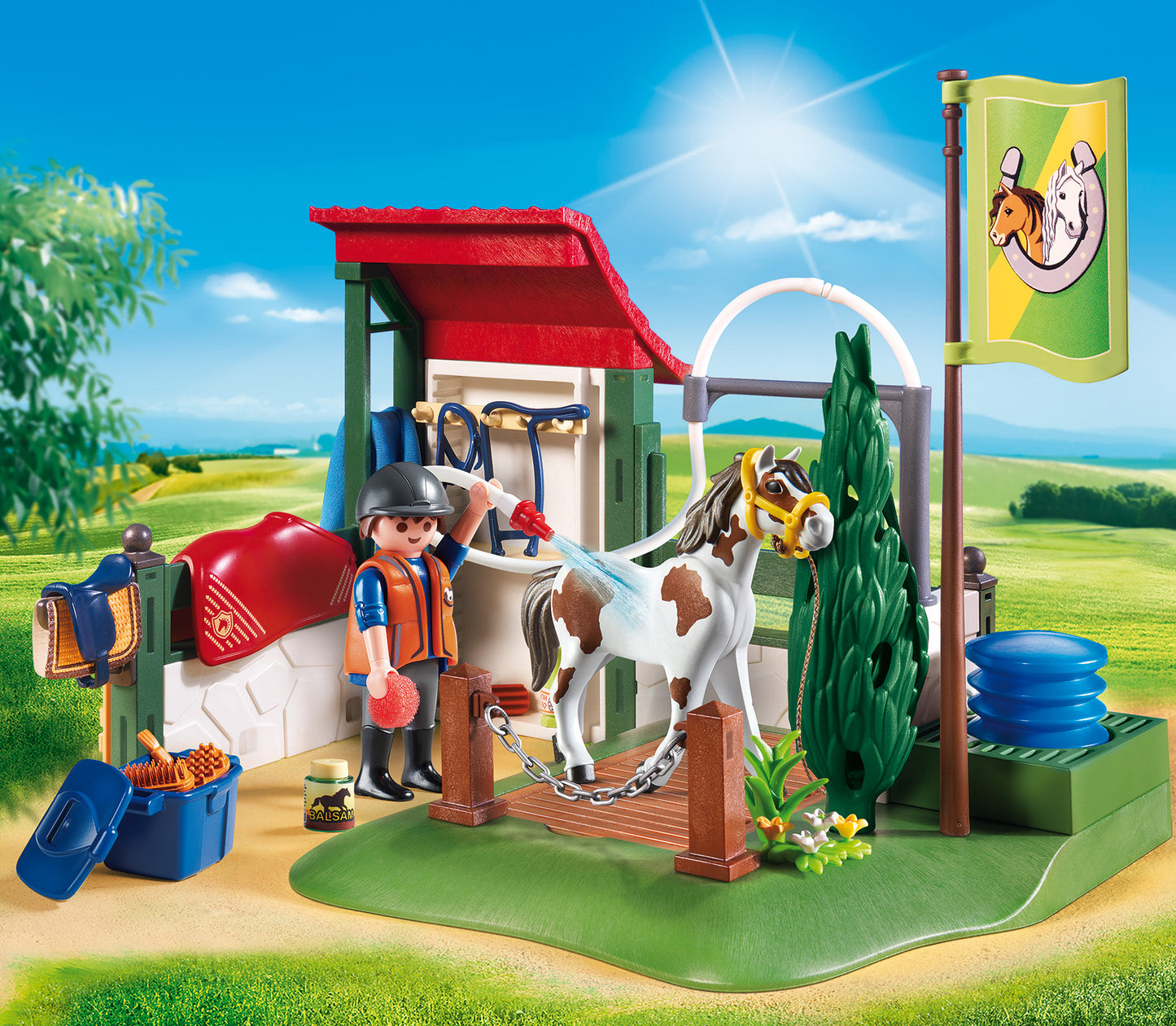 Playmobil 6929 Country Horse Grooming Station (D)