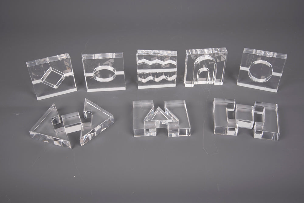 TickiT Clear Crystal Block Set