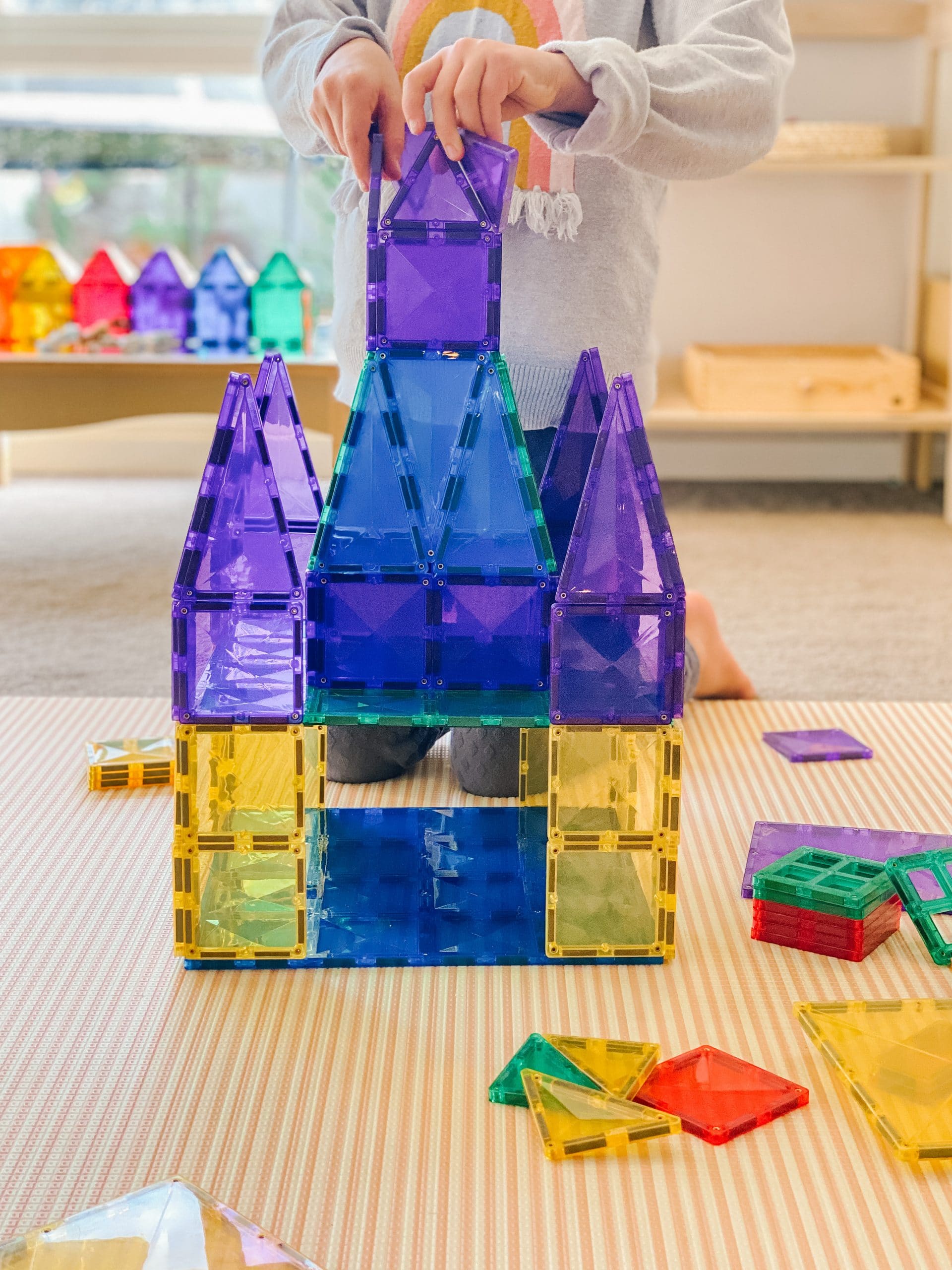 Connetix Tiles Rainbow 2 Piece Base Plate Pack