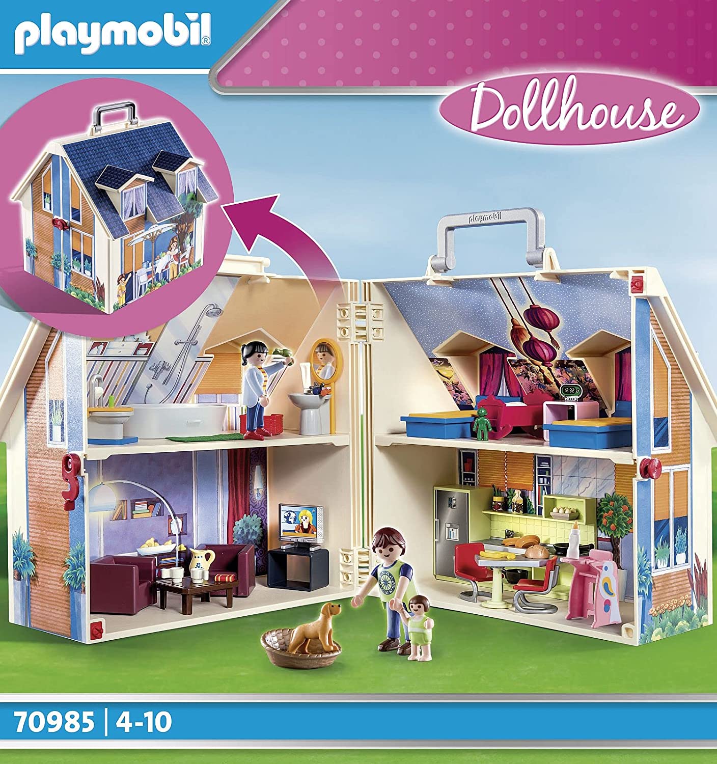 Playmobil 70985 City Life Take Along Dollhouse