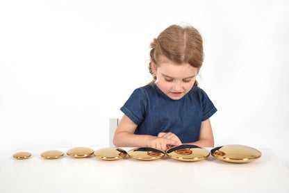 TickiT Sensory Reflective Gold Buttons