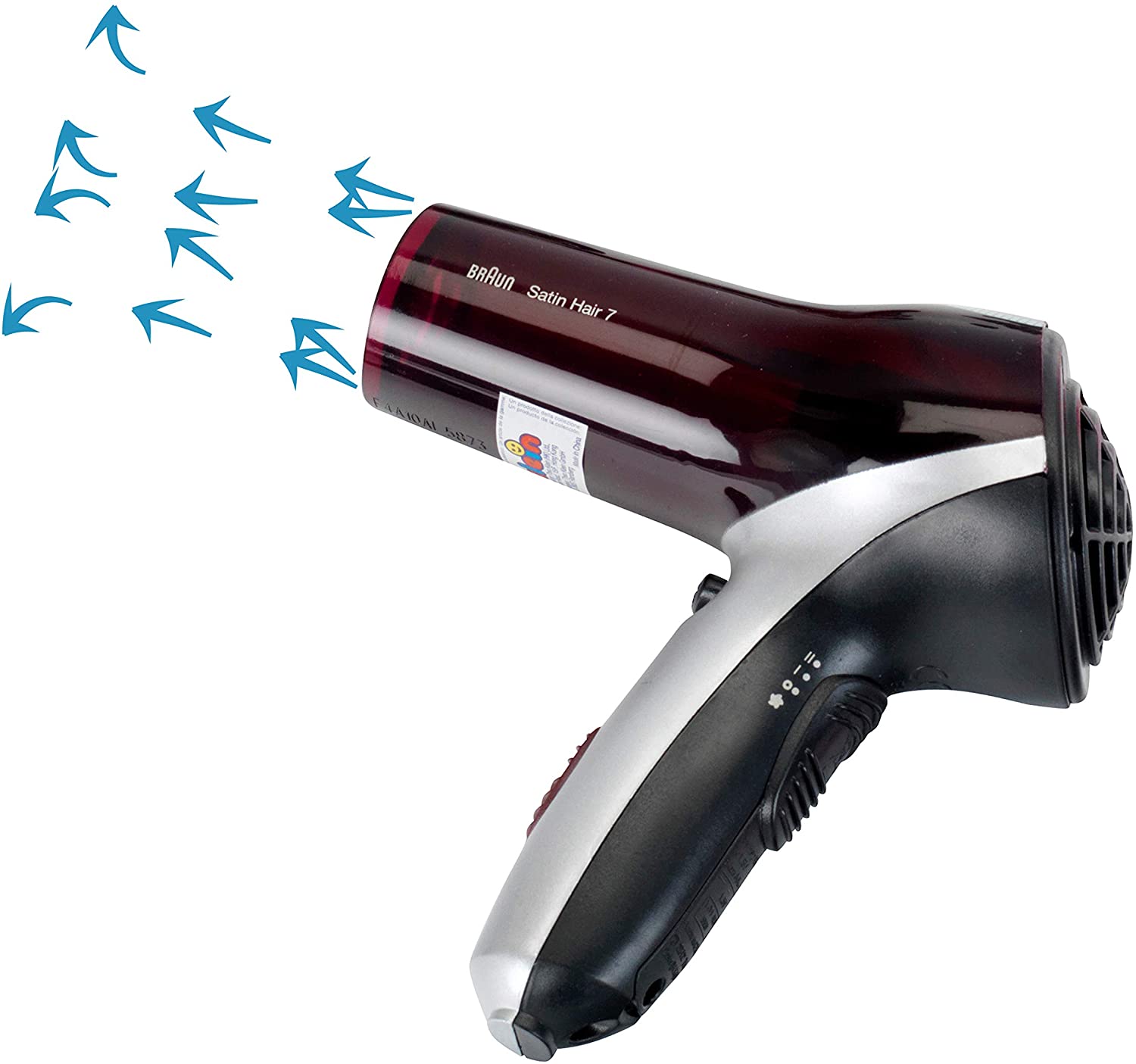 Klein Mega Hairstyling Set with Braun Satin Hair 7 Hairbrush