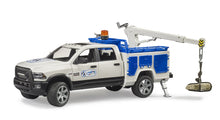 Bruder Ram 2500 Service Truck With Rotating Beacon Light