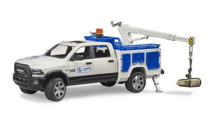 Bruder Ram 2500 Service Truck With Rotating Beacon Light