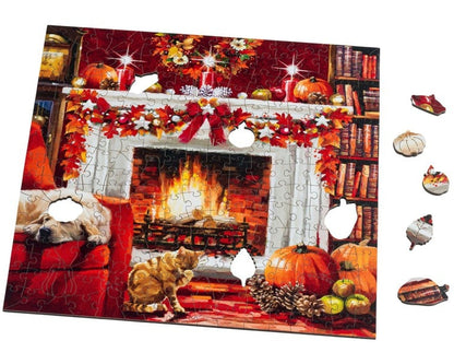 Wentworth Wooden Puzzles Happy Thanksgiving - Maxi Square 240 Pieces