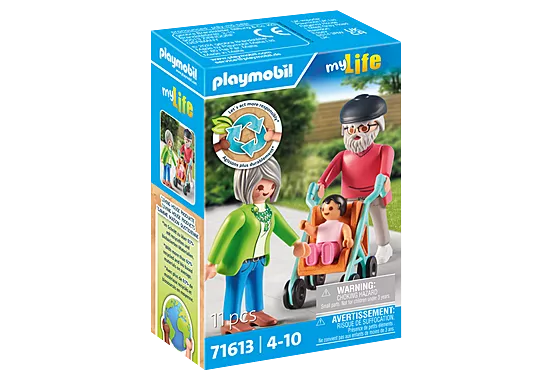 Playmobil 71613 My Life Grandparents with Baby