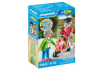 Playmobil 71613 My Life Grandparents with Baby
