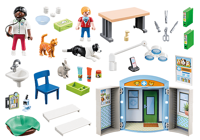 Playmobil 70309 Vet Clinic Play Box