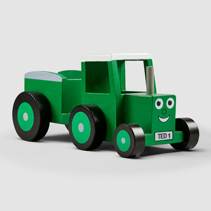 Tractor Ted Tractor Ted &Trailer (Wooden Toy)