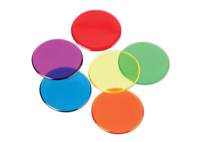 Learning Resources Transparent Counters (Set of 250)