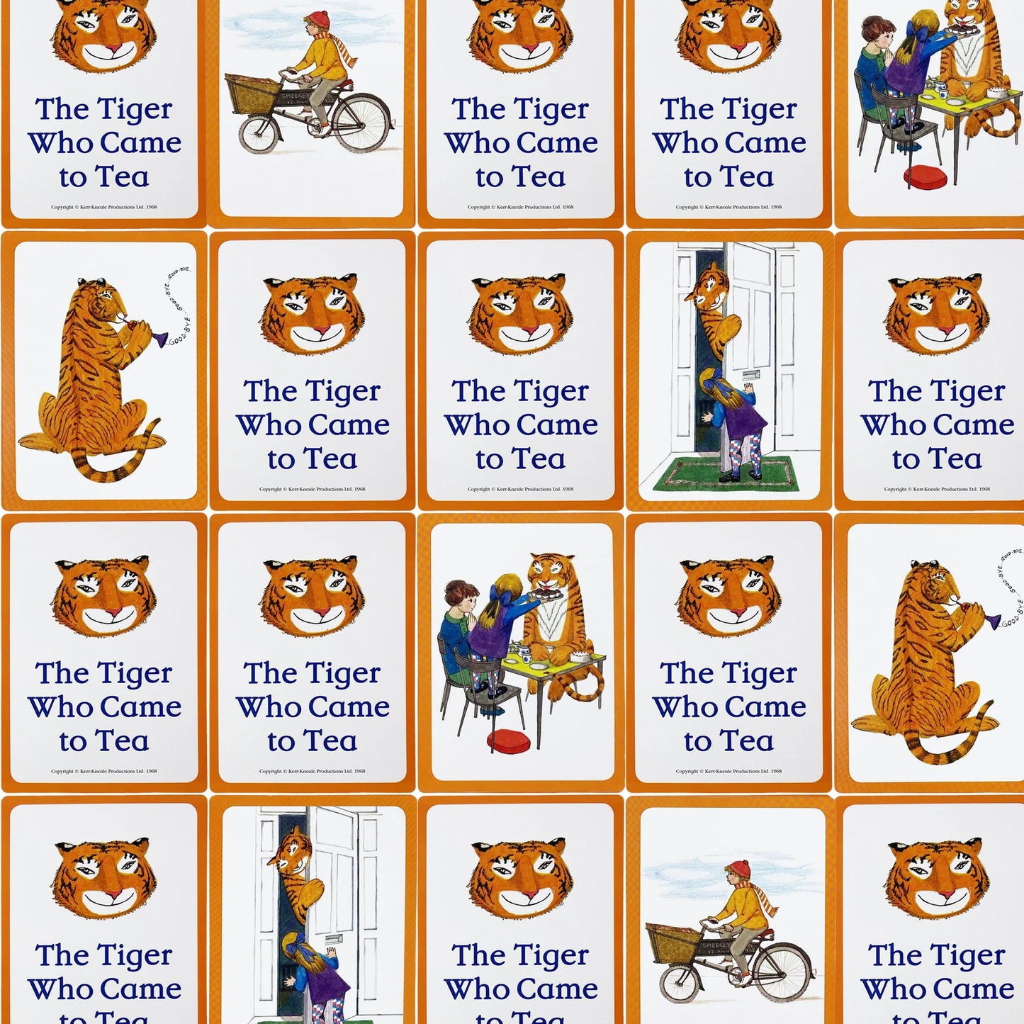University Games The Tiger who Came To Tea Card Game