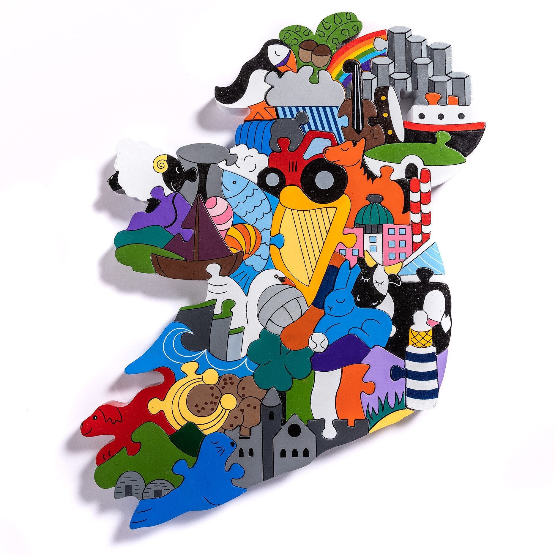 Alphabet Jigsaws Icons of Ireland