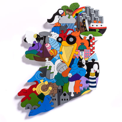 Alphabet Jigsaws Icons of Ireland