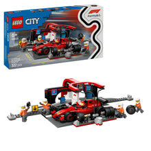 Lego City Formula 1 60443 F1® Pit Stop & Pit Crew with Ferrari Car