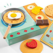 Djeco Gaêlle et Titouan Make Pancakes With A Menu