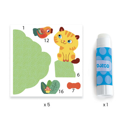 Djeco Collages Garden pals (D)