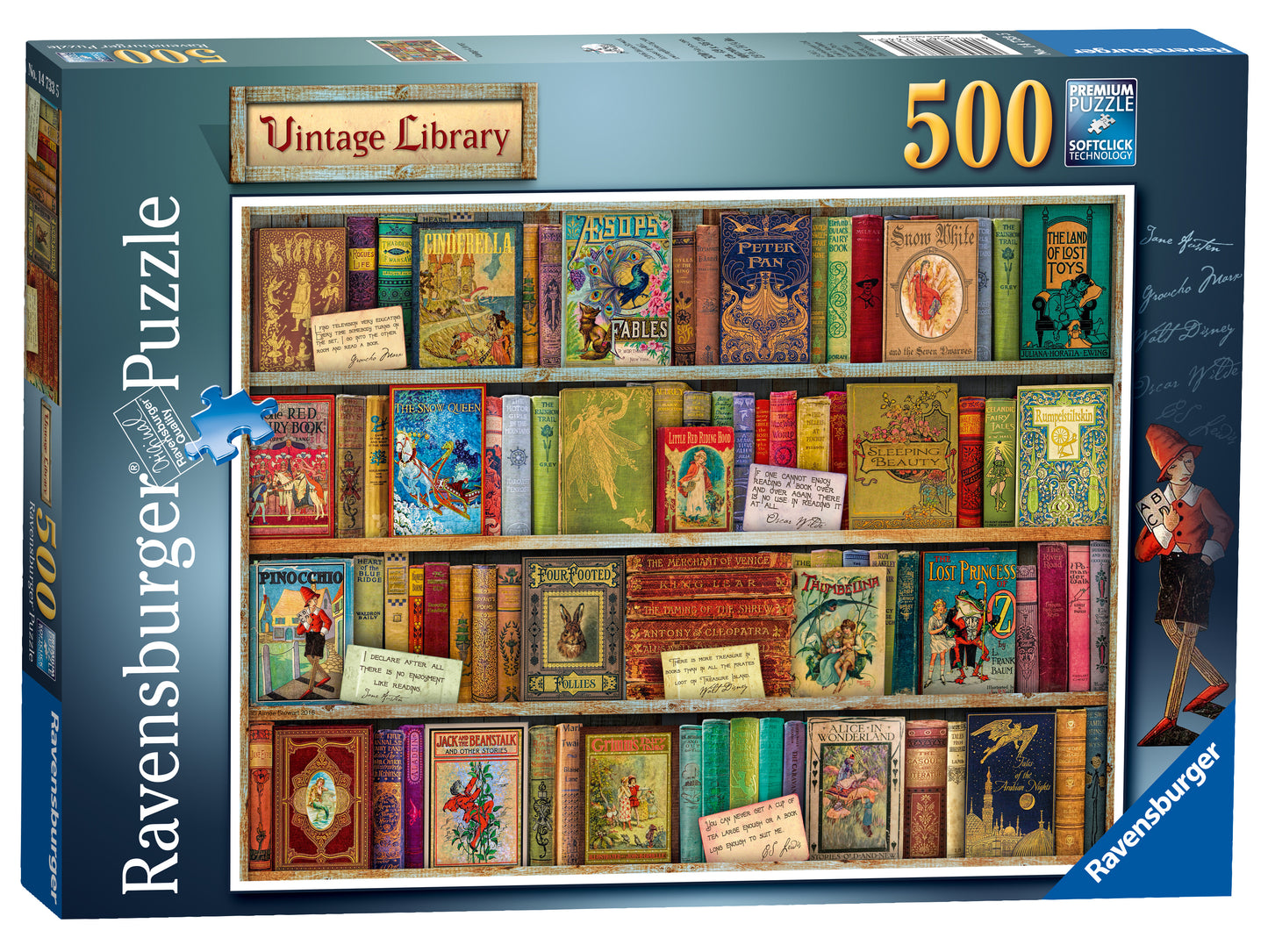 Ravensburger Vintage Library 500pc Jigsaw Puzzle