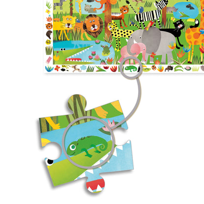 Djeco La Jungle 35 Pcs Observation Puzzle