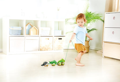Hape Pull-Along Frog Family