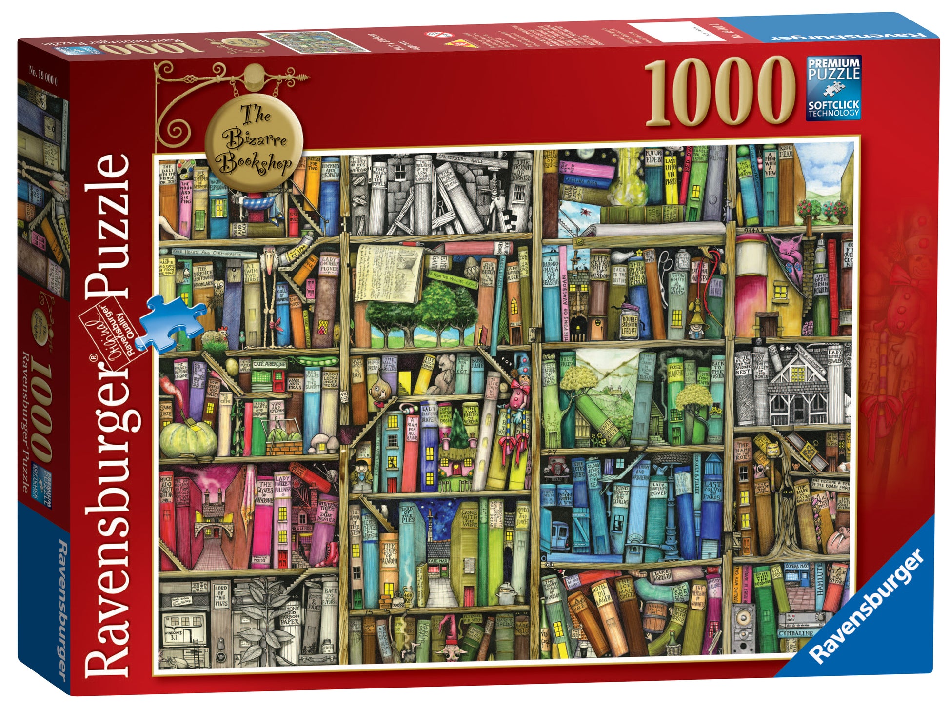 Ravensburger Colin Thompson - The Bizarre Bookshop, 1000pc