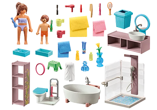 Playmobil 71611 My Life Bathroom with Shower