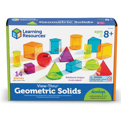 Learning Resources View-Thru Colourful Geometric Shapes