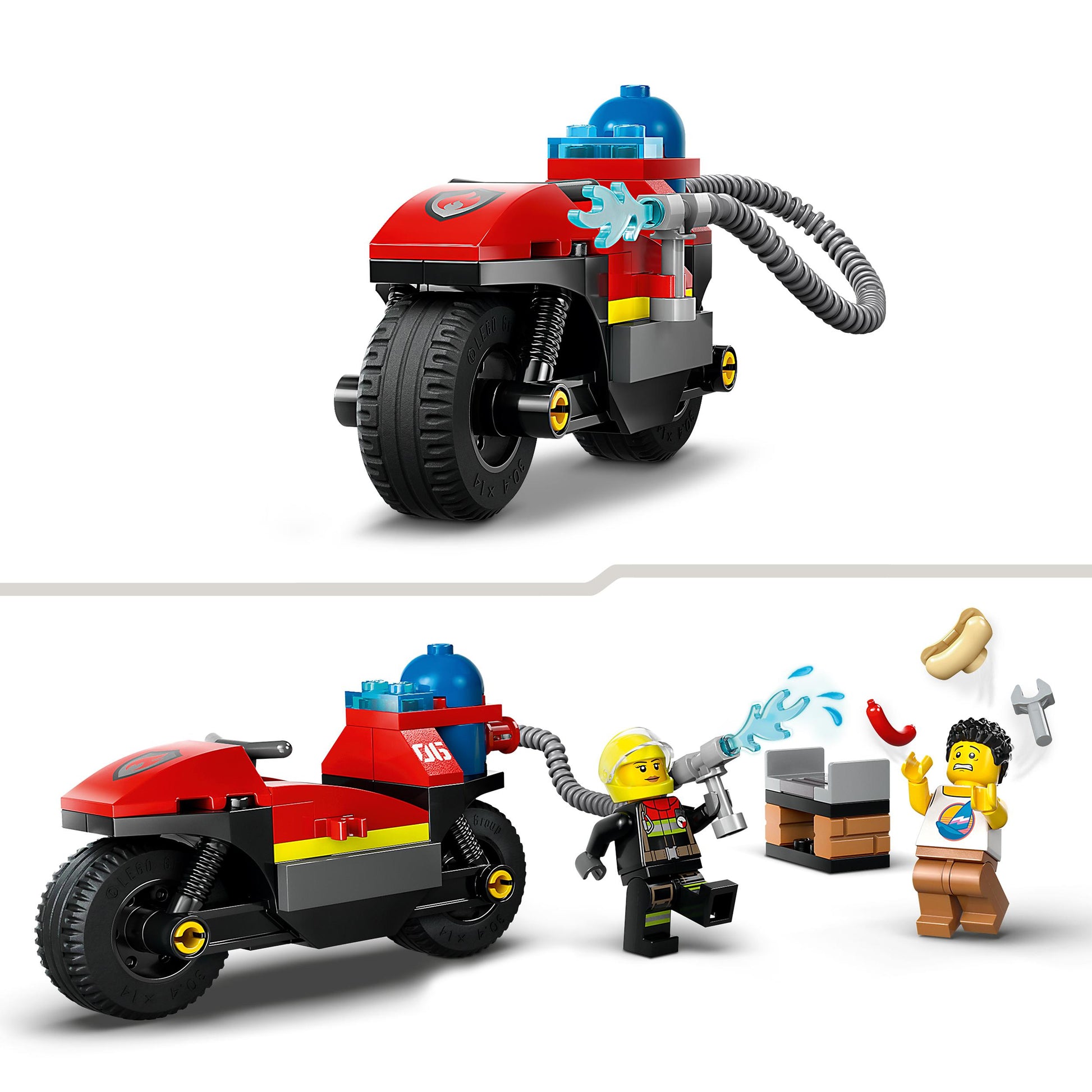 Lego City 60410 Fire Rescue Motorcycle