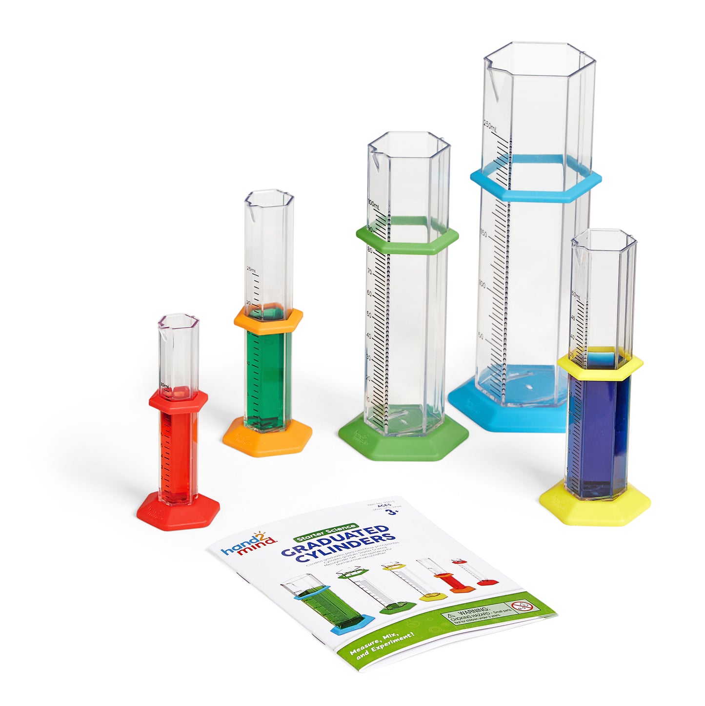 Learning Resources hand2mind Starter Science Graduated Cylinders