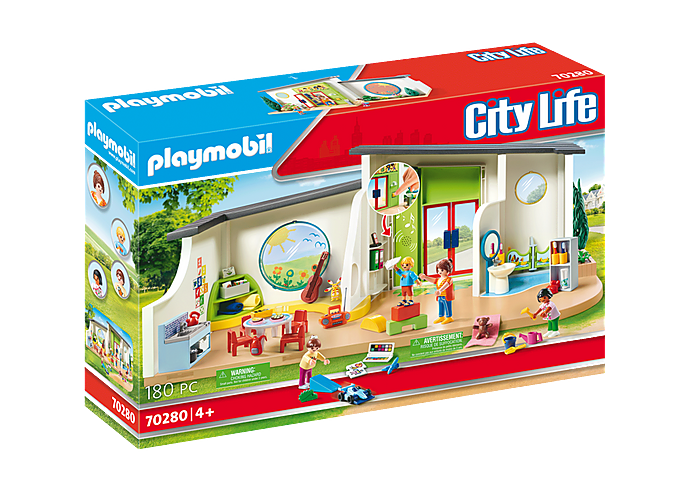Playmobil 70280 City Life Pre-School Rainbow Daycare