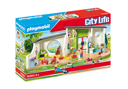 Playmobil 70280 City Life Pre-School Rainbow Daycare