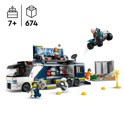 Lego City 60418 Police Mobile Crime Lab Truck